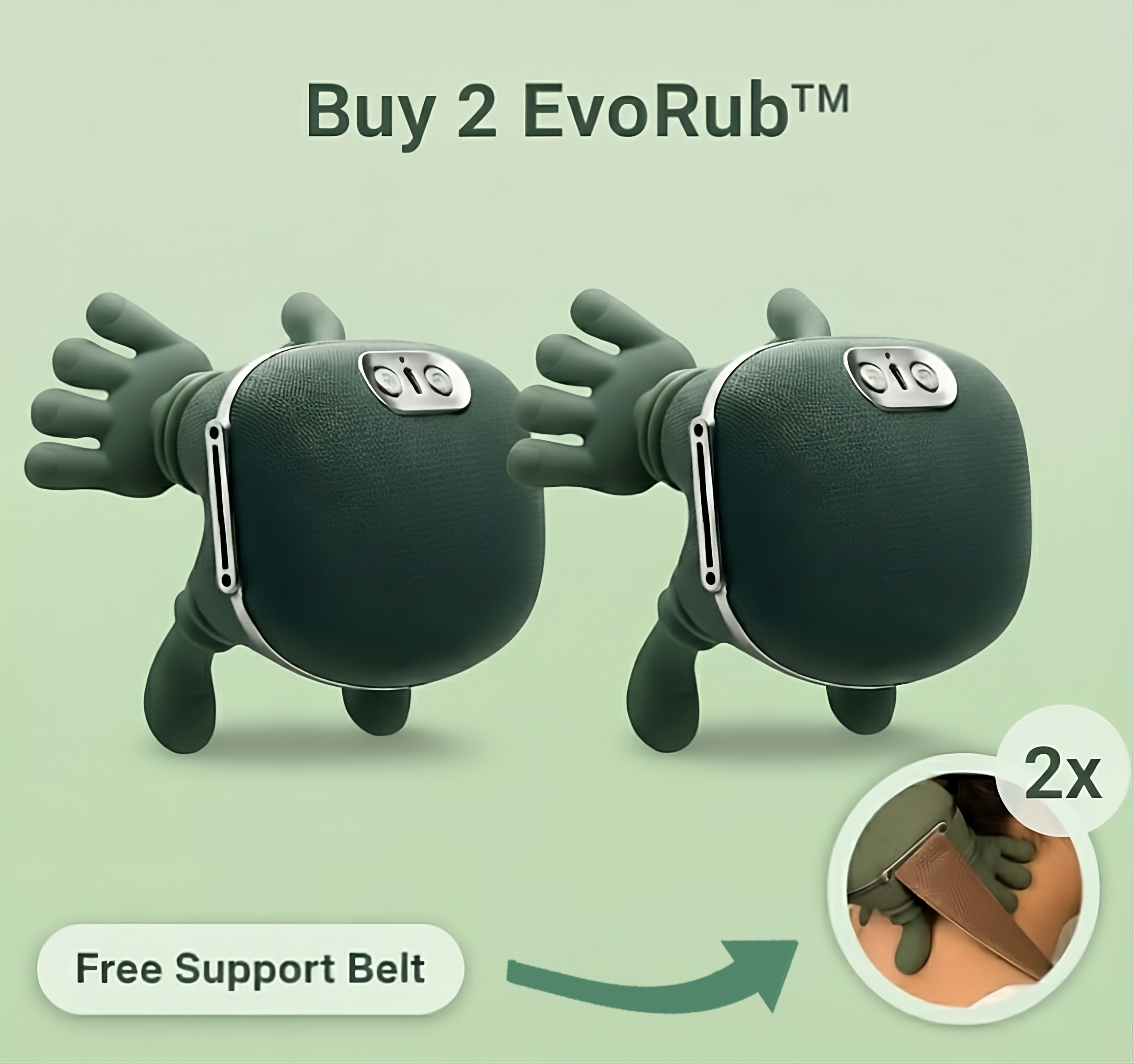 2x EvoRub™ Neck & Shoulder Massager