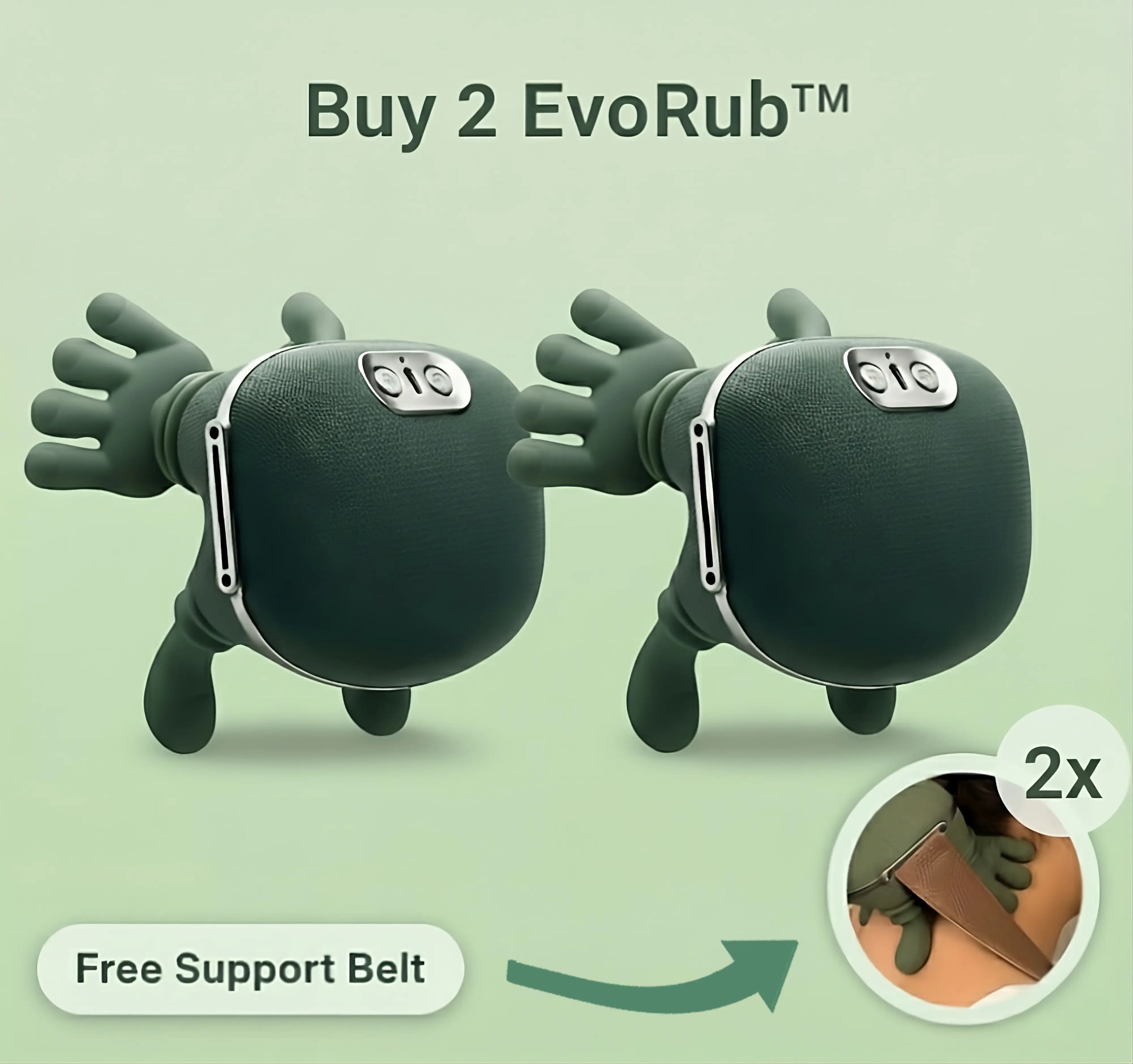2x EvoRub™ Neck & Shoulder Massager
